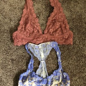 Free People bralettes